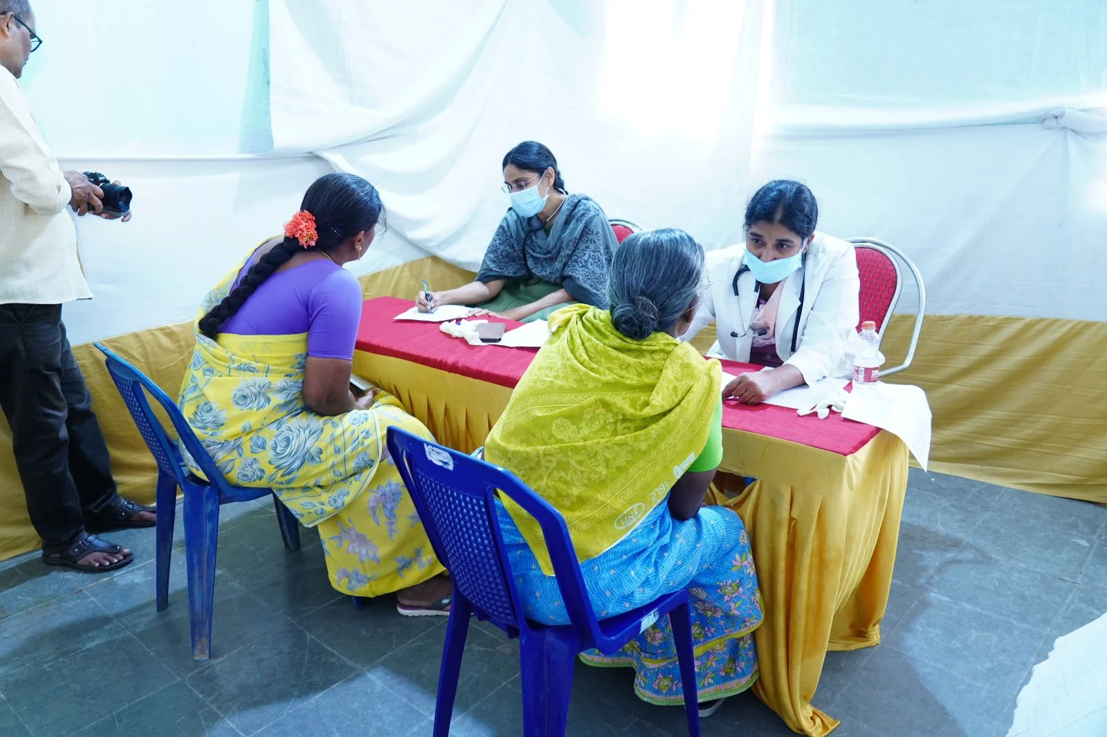 Medical camp at Mulpur - Doctor consultation